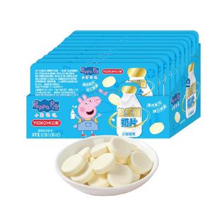 亿智小猪佩奇高钙益生菌牛奶片10板进口奶源儿童零食糖果助力成长