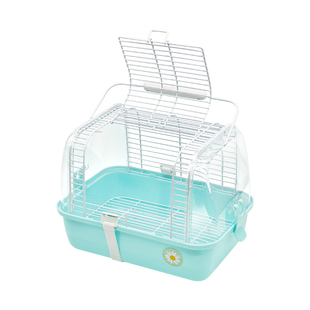 大空间刺星球水晶鹦鹉外带笼鸟笼轻便手提仓鼠蜜袋鼯兔子外出笼