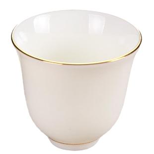 陶瓷羊脂玉茶杯功夫茶品茗杯盖碗茶壶过滤公道杯泡茶茶盏主人单杯