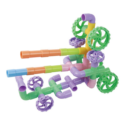 火箭子弹头管道雪花片早教益智