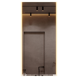 伯仑 智能浴室镜通顶卫生间长镜子左右发光壁挂墙洗漱台LED梳妆镜