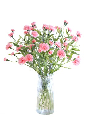 康乃馨仿真花花束家居装饰花