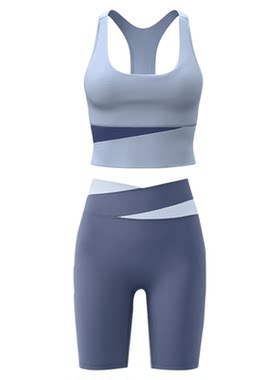 夏季收腹显瘦新款健身瑜伽服套装