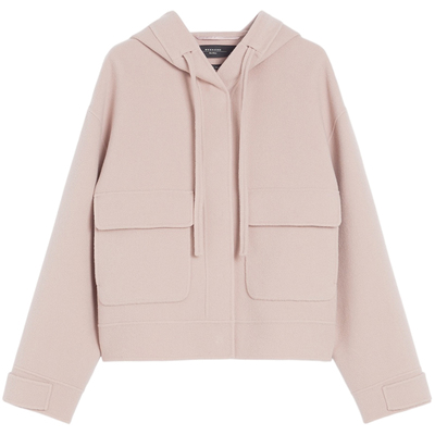 【秋冬奢享】Weekend MaxMara 25女装短款羊毛混纺大衣5086045106