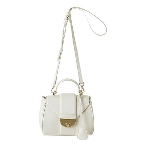 FRAY I.D2025春夏新品优雅时尚方形仿皮搭扣手提单肩包FWGB251310