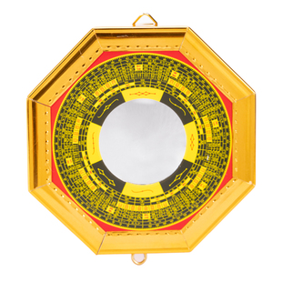 八卦镜凹凸镜家用大门口凸镜铜太极镜凹镜窗户平面镜家居店铺摆件