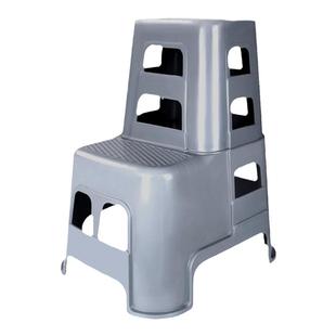 洗车汽车美容折叠凳塑料便携式梯子两步凳多功能台阶高低凳美容凳