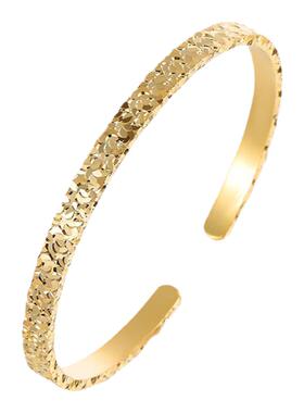 S925银爆闪碎冰冰女手镯