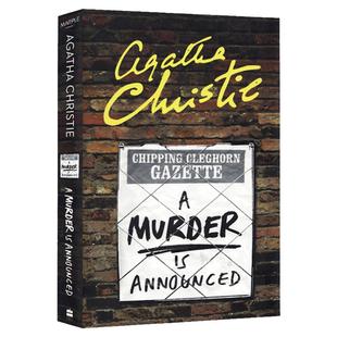 马普尔小姐探案第一季 谋杀启事 英文原版 阿加莎系列 Miss Marple A Murder Is Announced 英文版 A. Christie 进口英语原版书籍