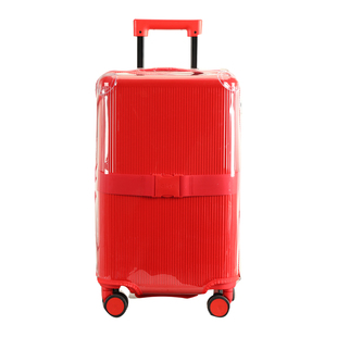 适于alloy行李箱保护套免拆透明加厚拉杆箱旅行箱防尘套2026/30寸