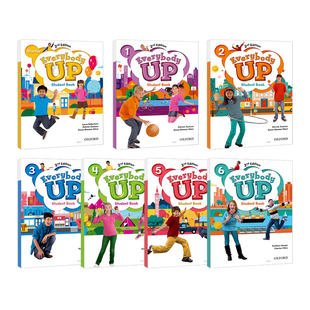 牛津少儿英语教材everybody up Starter 1 2 3 4 5 6 级 小学英语适用6-12岁剑桥YLE考试教材原版进口