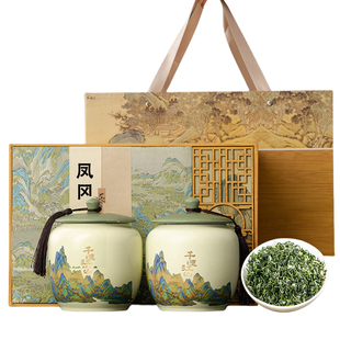 凤冈锌硒茶礼盒装明前毛峰贵州炒青绿茶浓香型耐泡春季散装500g