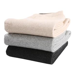 【轻奢羊绒】纯山羊绒裤男士加厚保暖裤高腰女薄款打底羊毛裤秋冬