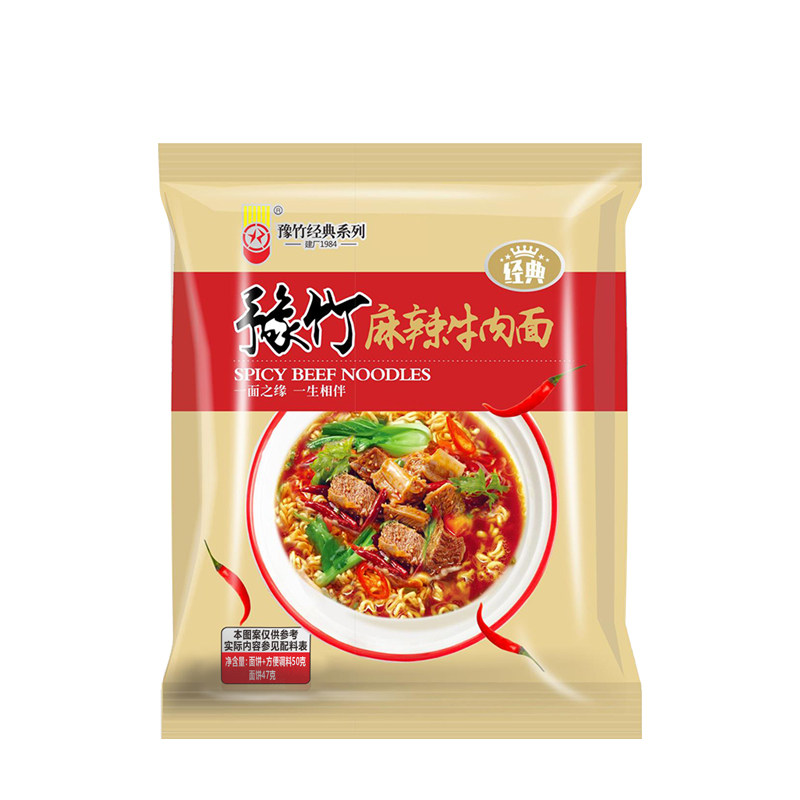 豫竹麻辣面干脆面泡面河南方便面