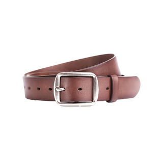 日字扣男士皮带男腰带男潮咖啡色年轻人3.8cm宽百搭牛仔裤休闲裤
