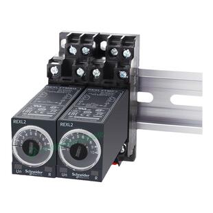 施耐德时间继电器REXL2TMBD通电延时220计时DC24V8脚二开二闭TMP7