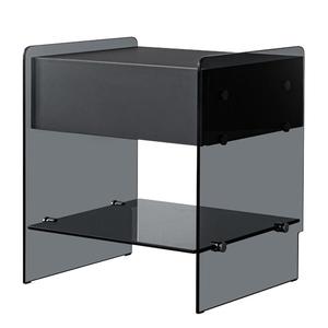 智能感应灯玻璃意式极简床头柜