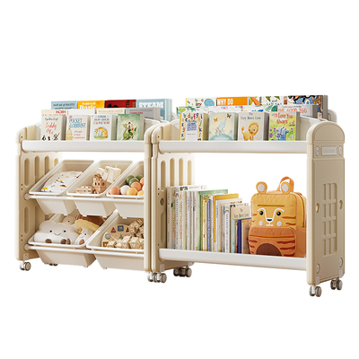 lunastory儿童玩具收纳架柜