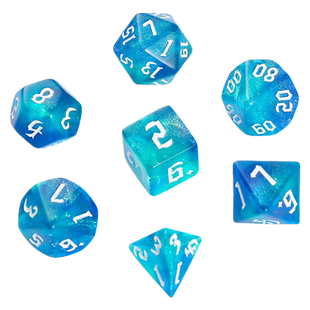 骰子幻彩水晶星空COC跑团DND色子克苏鲁TRPG筛子万智牌20面魔法阵