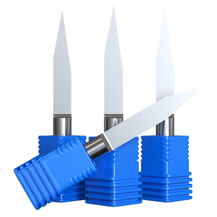 沪豪6mm平底尖刀加长钨钢雕刻刀电脑数控雕刻机刀具锥度深浮雕刀