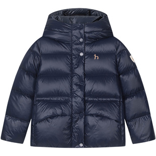 hazzys哈吉斯童装女童羽绒服25冬新中大童高充绒保暖外套