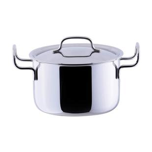 【自营】宫崎制作所日本进口GEO双耳汤锅7层不锈钢无涂层炖锅煮锅