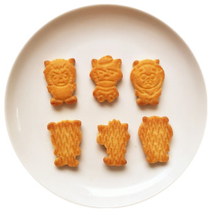雪花酥原料儿童趣味小熊饼干幼儿园童加餐代餐奶香味整箱零食点心