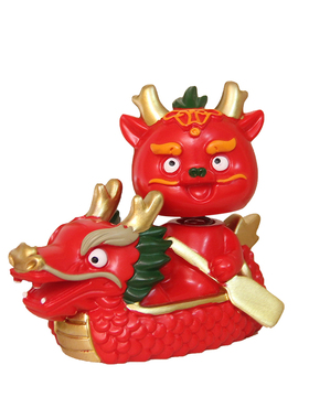 端午节文创摆件礼盒龙舟车载装饰摇头摆件中控台饰品公司礼品礼盒