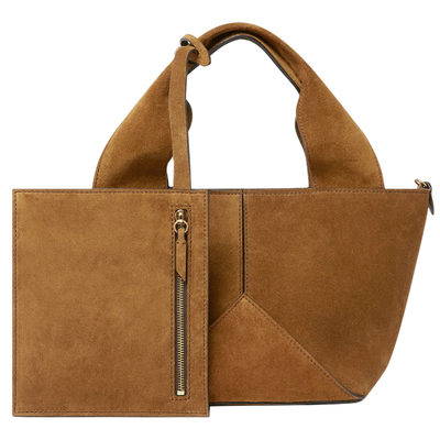 kikani托特包麂皮绒大容量通勤包