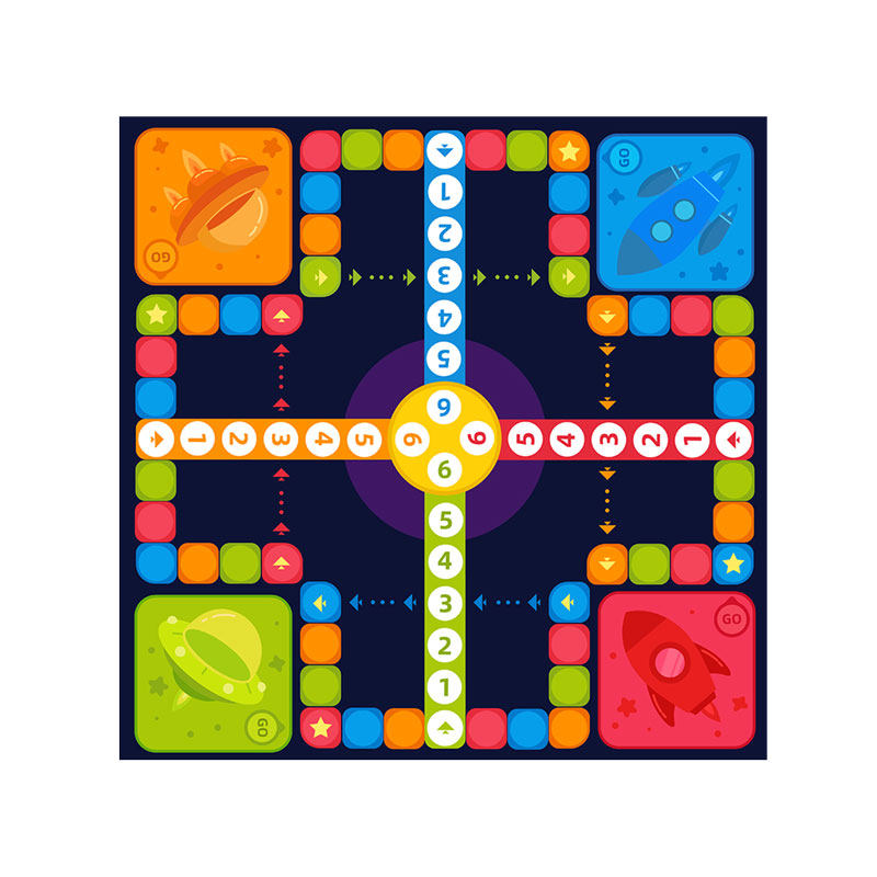 【布艺棋盘】口袋便携飞行棋