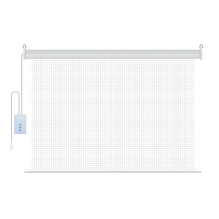 宴影全息纱幕150寸180寸200寸300寸电动遥控升降舞台3D工程投影仪幕布双面成像支持高清婚礼策划厂直销可定制