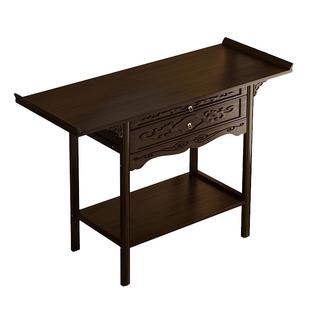 佛龛新中式立柜财神爷柜供桌佛台家用香案佛像关公菩萨供奉台贡桌