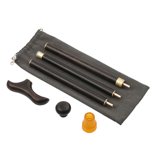 防滑红木拐杖绅士扶手棍圆头折叠拐棍木头手杖实木便携老年人拐杖