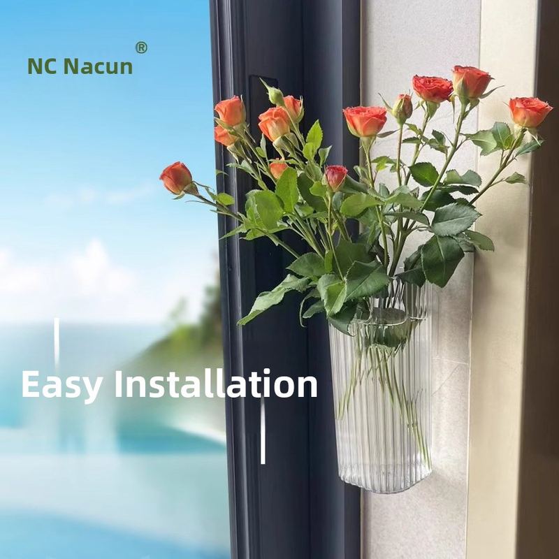 塑料透明壁挂简约水培植物花瓶折叠雨伞收纳筒保温杯圆柱形收纳架