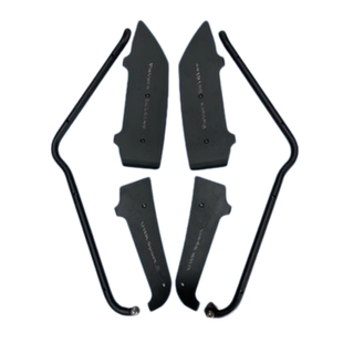 适用于豪爵uhr150前护杠保险杠防摔杠脚踏板射灯支架博奥达改装件