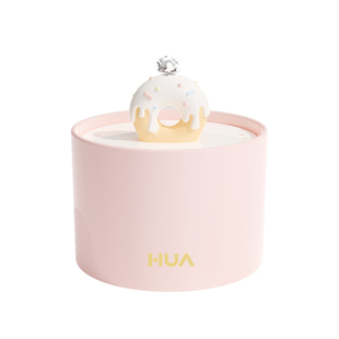 华仙宠第二代甜甜圈宠物自动陶瓷恒温猫咪饮水机流动水喝水饮水机