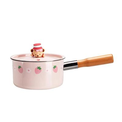 进口搪瓷辅食煲汤送礼奶锅