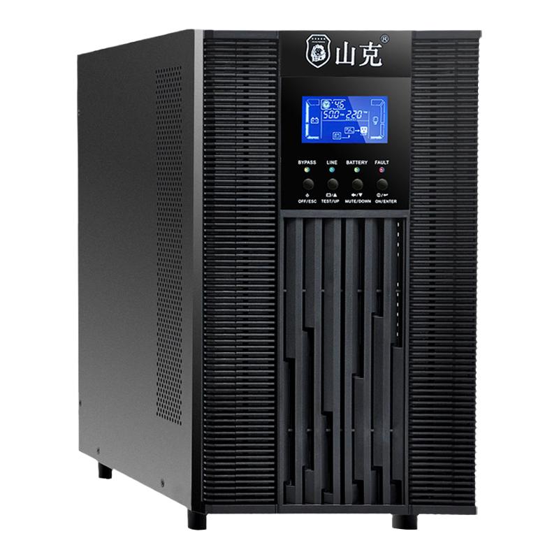 山克在线式ups220v不间断电源10KVA/8KW企业机房服务器SC10KS主机
