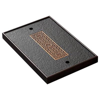 唐丰小型乌金石茶盘家用轻奢高档