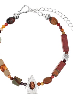 SERENESS所若 晚安小屋毕加索红松石手链 原创小众设计高级感默叙