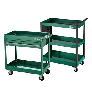 世达工具车小推车汽修手推箱多功能工具收纳箱移动柜子工厂车间用