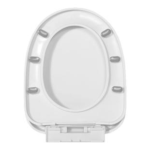 马桶盖家用通用马桶盖圈UV型加厚缓降老式坐垫盖子厕所坐便盖配件