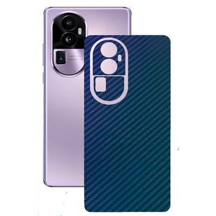 适用opporeno10手机后膜reno10pro+新款碳纤维Reno11磨砂背贴膜PHU110后盖壳9防刮滑软模PHV新潮8改色彩膜PHW