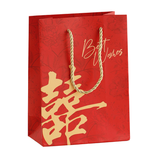 结婚伴手礼手提袋礼品袋高级感婚礼回礼专用喜糖袋子糖果包装喜袋