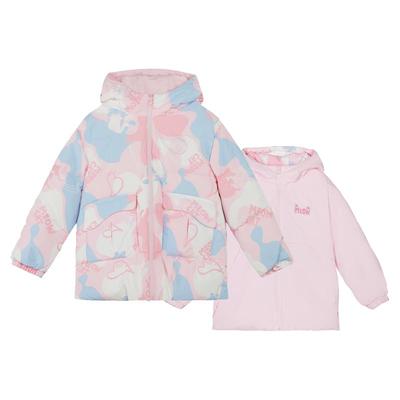 361°童装女童两面穿羽绒服