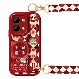 平安喜乐适用OPPO Reno8手机壳防摔Reno9斜挎挂绳reno10可跨背带Rone6腕带7se软4支架女款Pro保护套5G龙Reno5