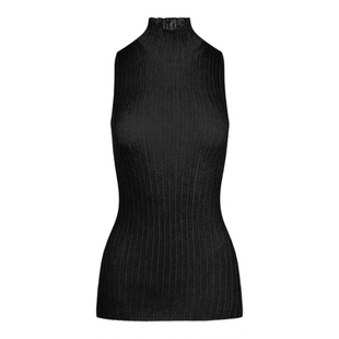 SKIMS卡戴珊   25新款针织无袖高领背心T恤包臀半身裙套装女