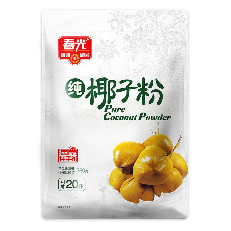 海南特产春光纯椰子粉速溶原味