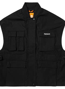 Timberland添柏岚户外中性防泼水宽松舒适休闲工装马甲背心A6A89