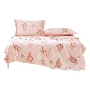 水星儿童A类防静电毯子美乐蒂云绒毯保暖毛毯盖毯午睡毯四季